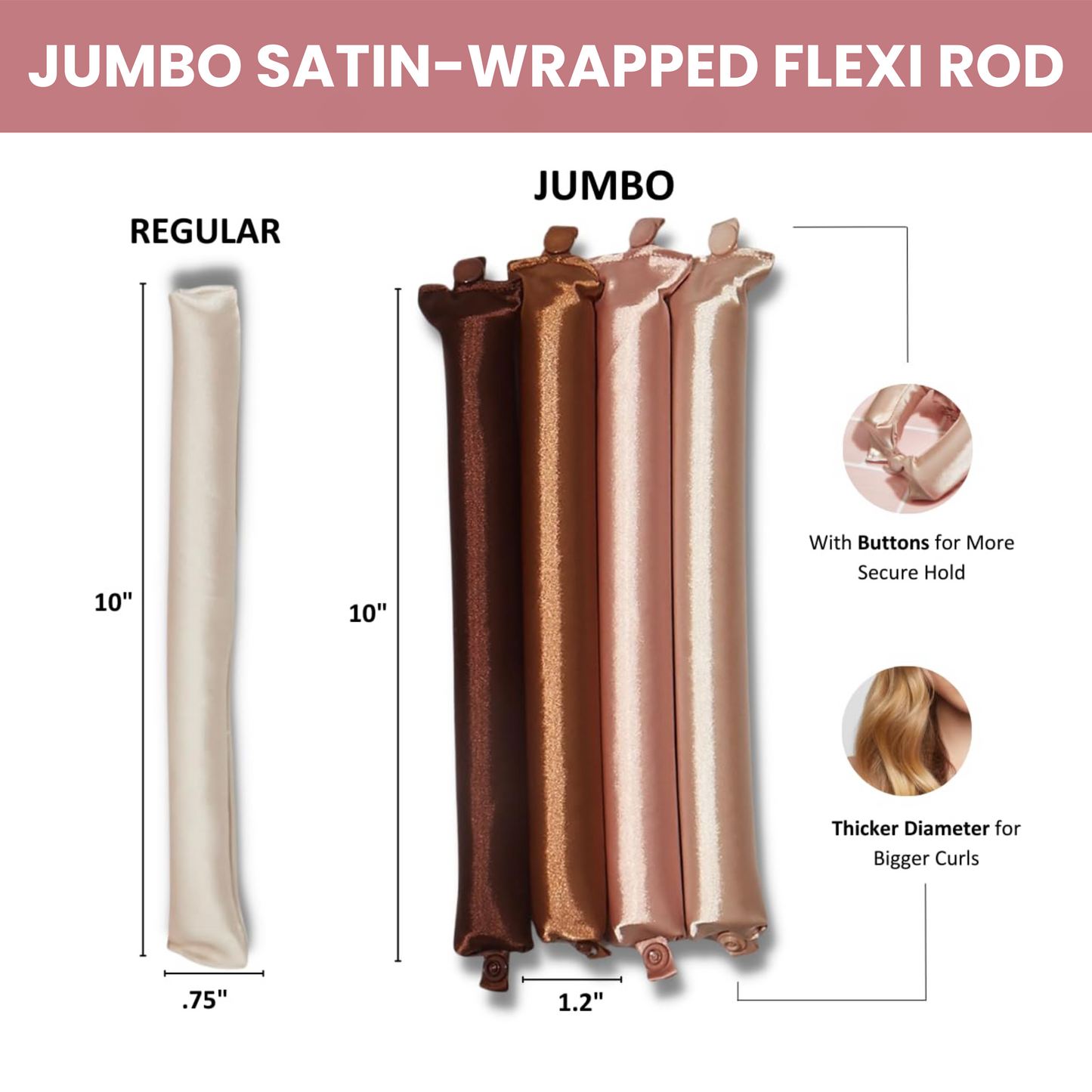 Celurex Heatless Curling Rods